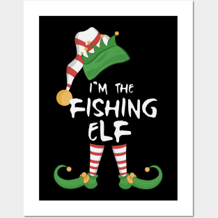 I'm The Fishing Elf Posters and Art